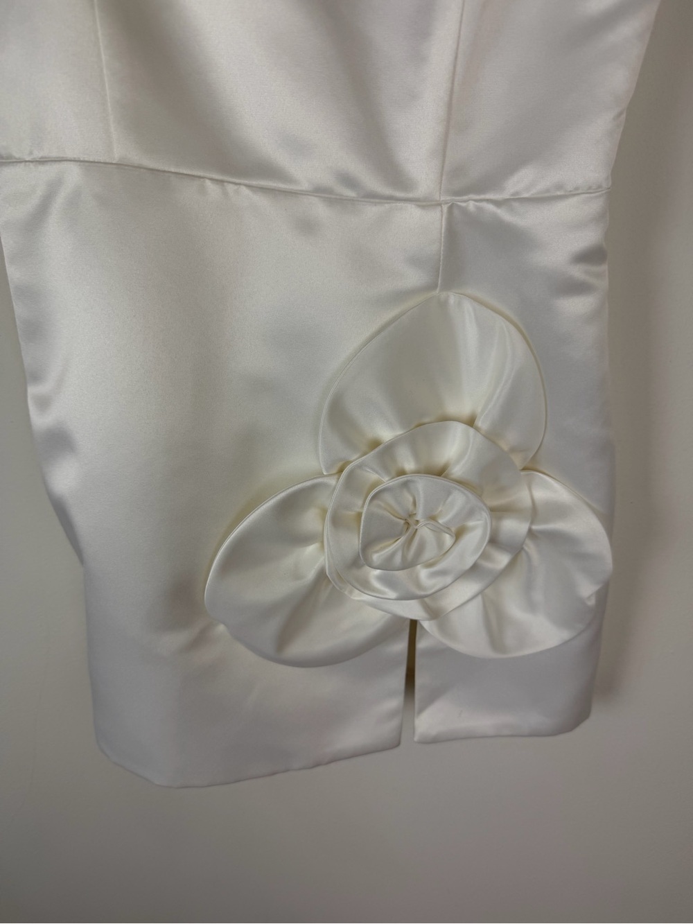 NWT Delfi Collective Teresa Short White Dress Floral Appliqué Size XS - Picture 5 of 10